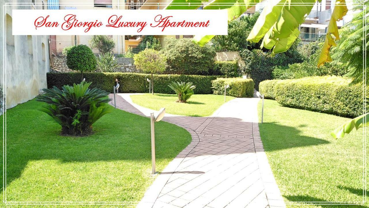 San Giorgio Luxury Apartment Taormina-Panoramic Pool & Parking Space Exterior photo
